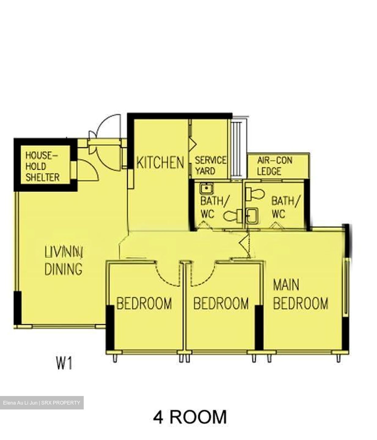 Blk 476A Melody Spring@ Yishun (Yishun), HDB 4 Rooms #639045731